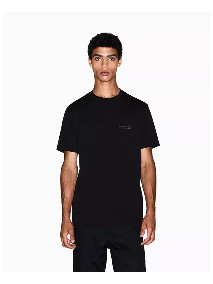 Мужская футболка Milan NY с принтом на груди A|X Armani Exchange — изображение 1 из 5, черный