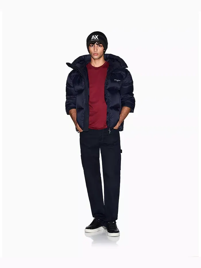 Мужская футболка Pima с круглым вырезом A|X Armani Exchange — изображение 2 из 5, мульти