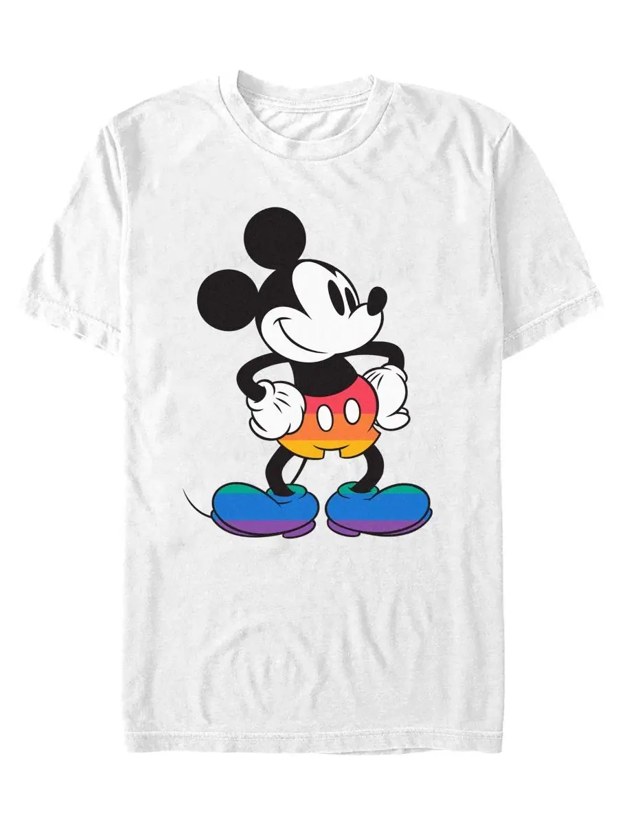 Мужская футболка с коротким рукавом "Mickey Proud Pose" Design By Humans — белый