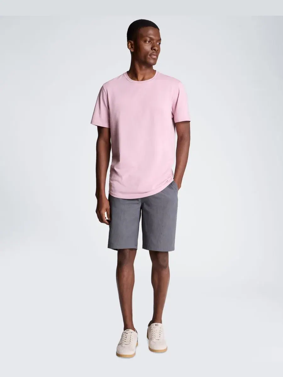 Мужская футболка с коротким рукавом и круглым вырезом Kenneth Cole, сиреневый — изображение 2 из 6, сирень
