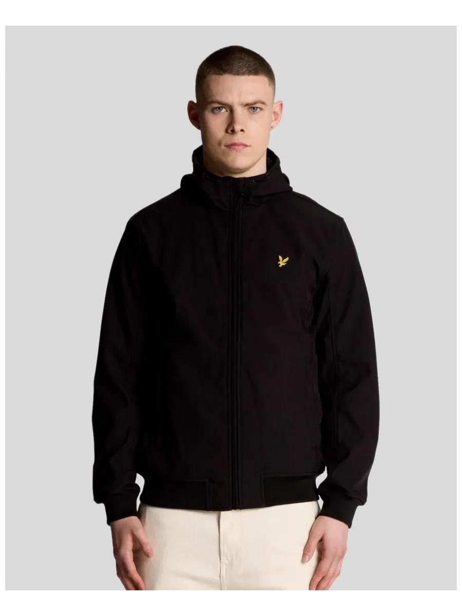 Мужская куртка из софтшелла с сетчатой спинкой и длинными рукавами Lyle & Scott