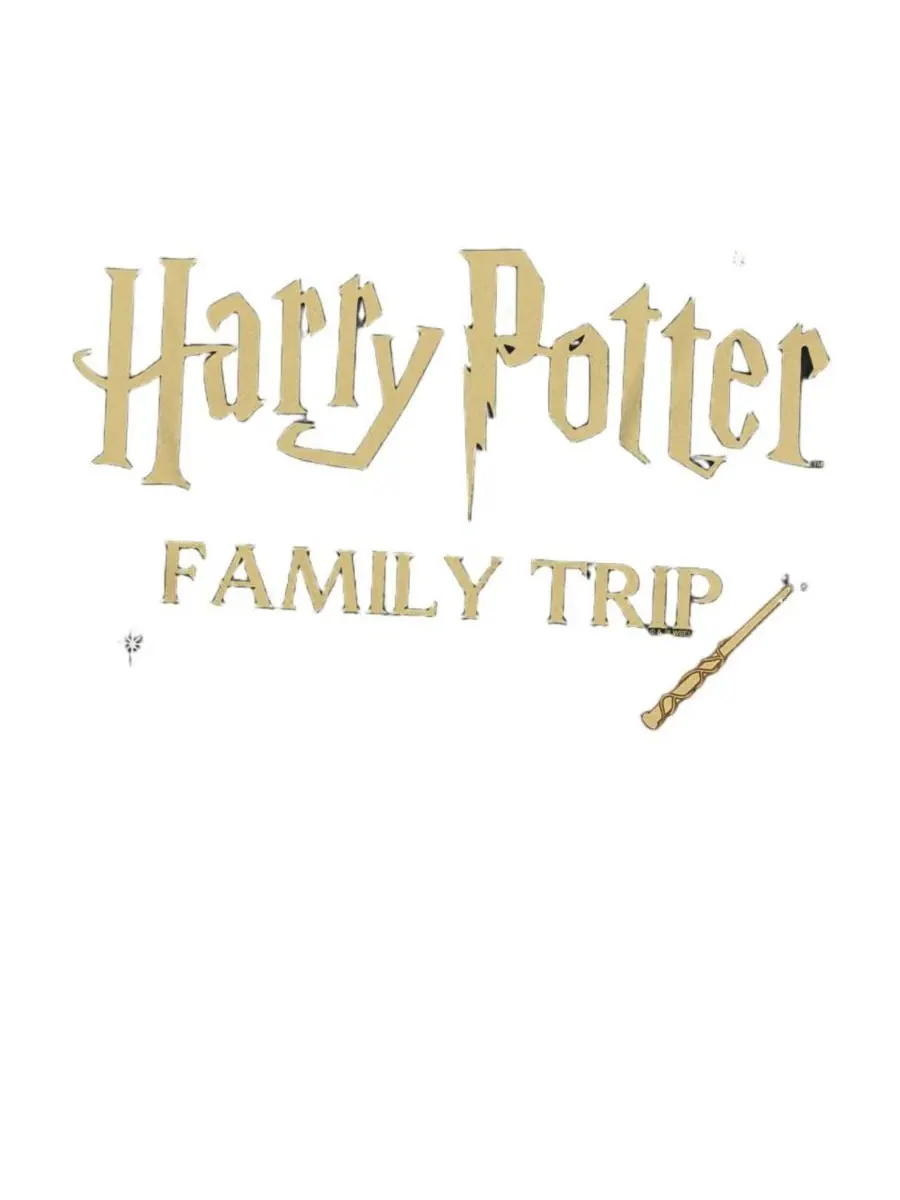 Футболка с принтом Family Trip Wand Harry Potter — изображение 2 из 3, черный