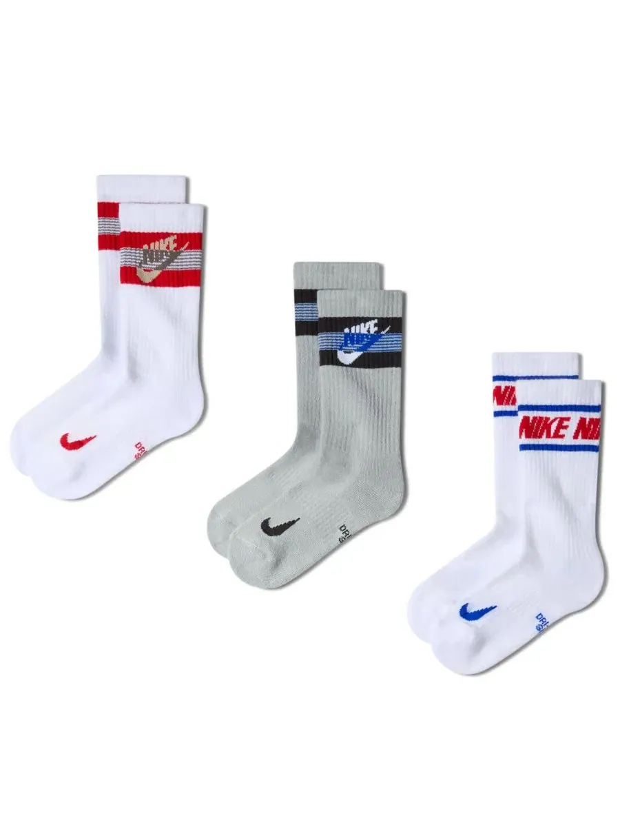 Носки повседневные с усиленной подошвой, комплект из 6 пар Nike — изображение 2 из 5, мульти