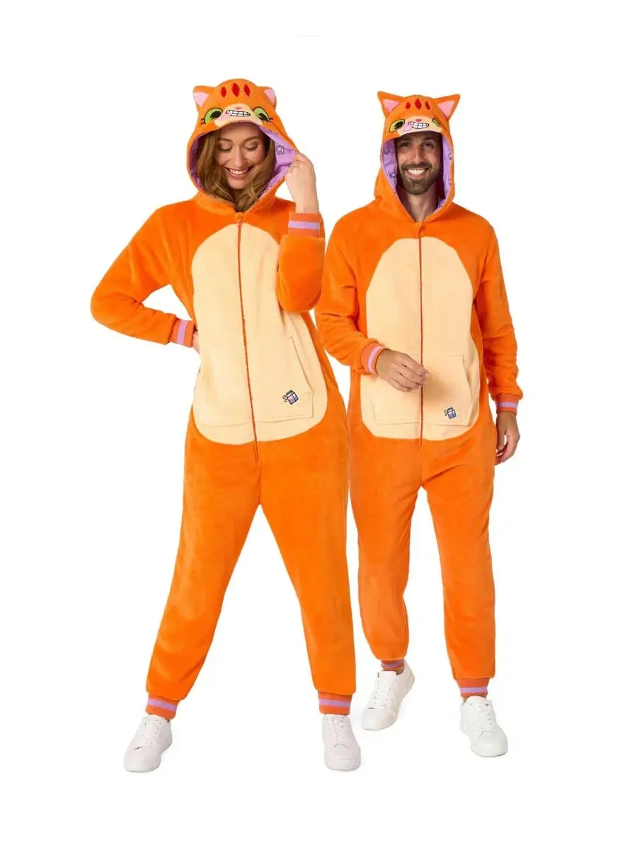 Комбинезон-пижама с капюшоном Otter Onesie OppoSuits — изображение 4 из 9, оранжевый