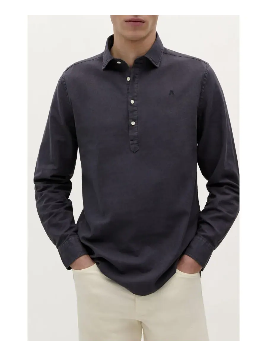Мужская рубашка New Polera Colors Scalpers — изображение 1 из 3, темно-синий