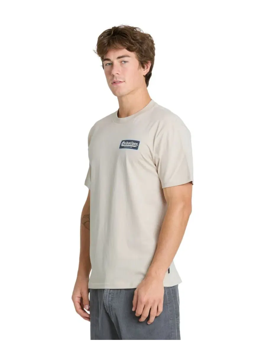 Футболка с коротким рукавом Oldie Crewneck Quiksilver, Peyote — изображение 3 из 4