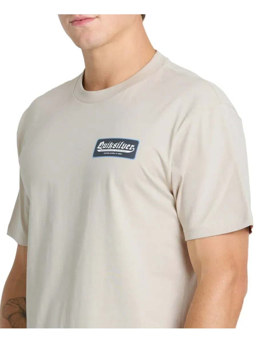 Футболка с коротким рукавом Oldie Crewneck Quiksilver, Peyote — изображение 4 из 4