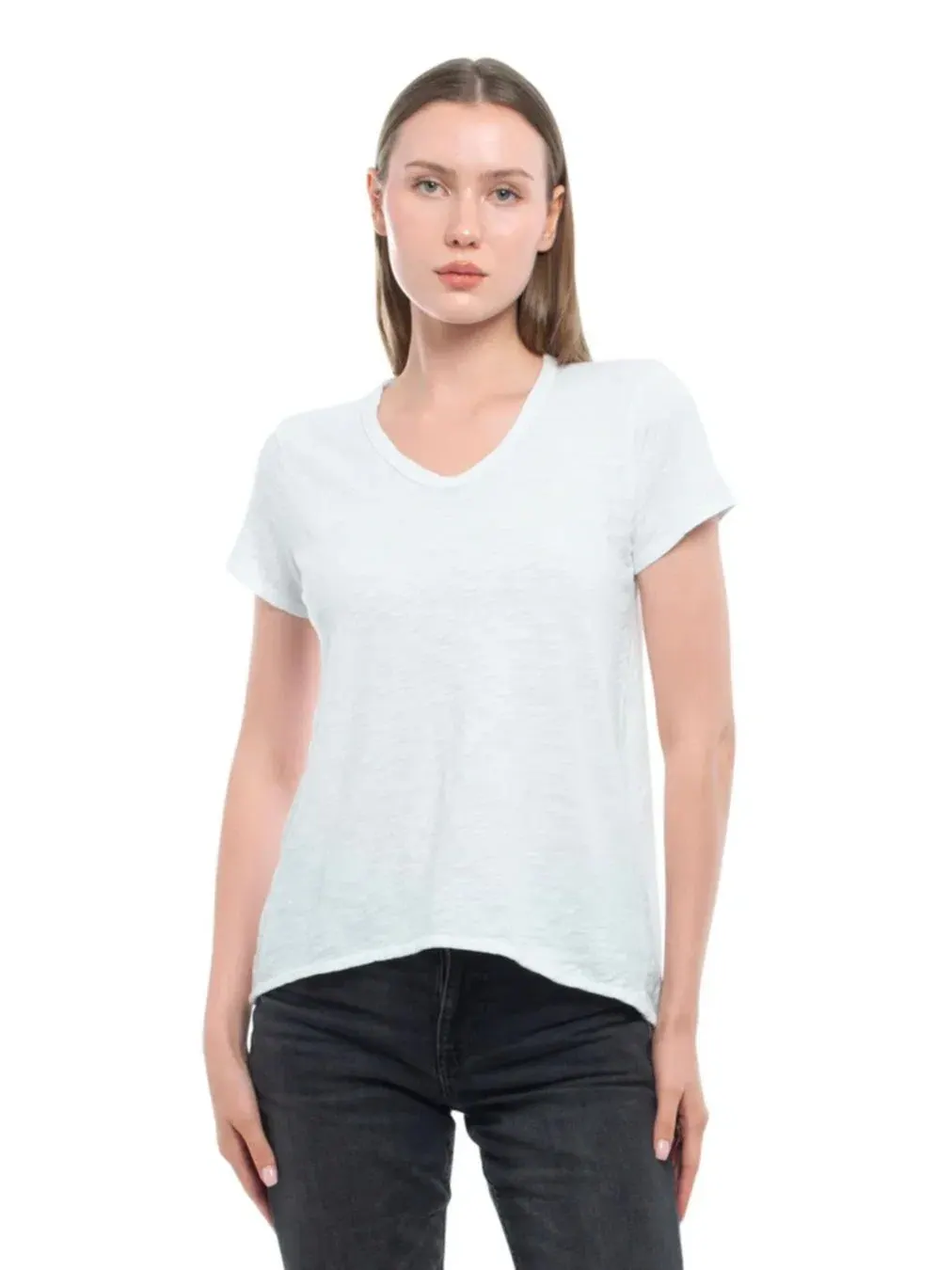 Женская футболка WILT с коротким рукавом, укороченная, в стиле "бойфренд" WILT Clothing — изображение 1 из 5, белый