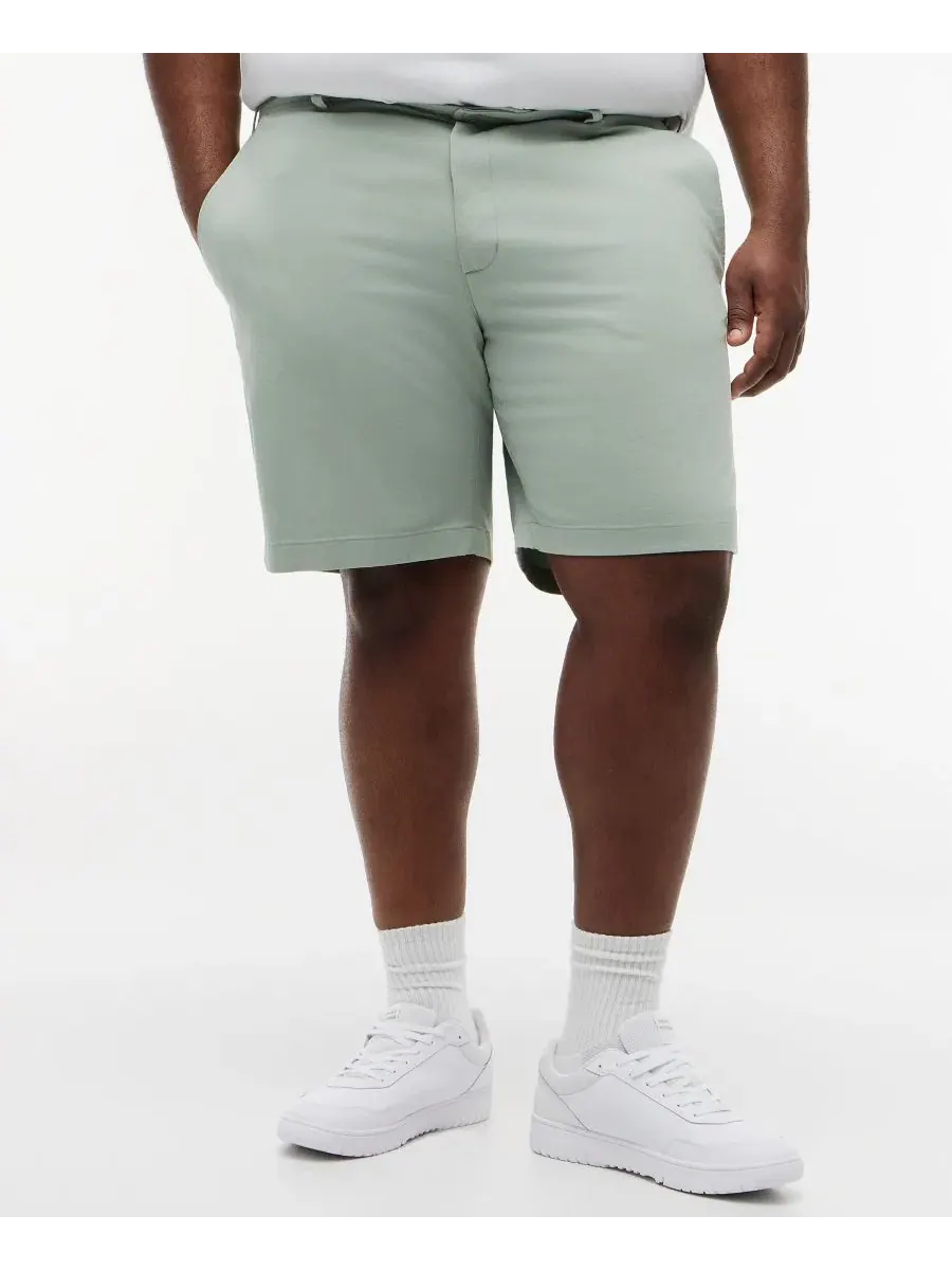 Мужские шорты Big Denton Essential Twill длиной 9,5 дюймов Tommy Hilfiger — изображение 1 из 4, серый
