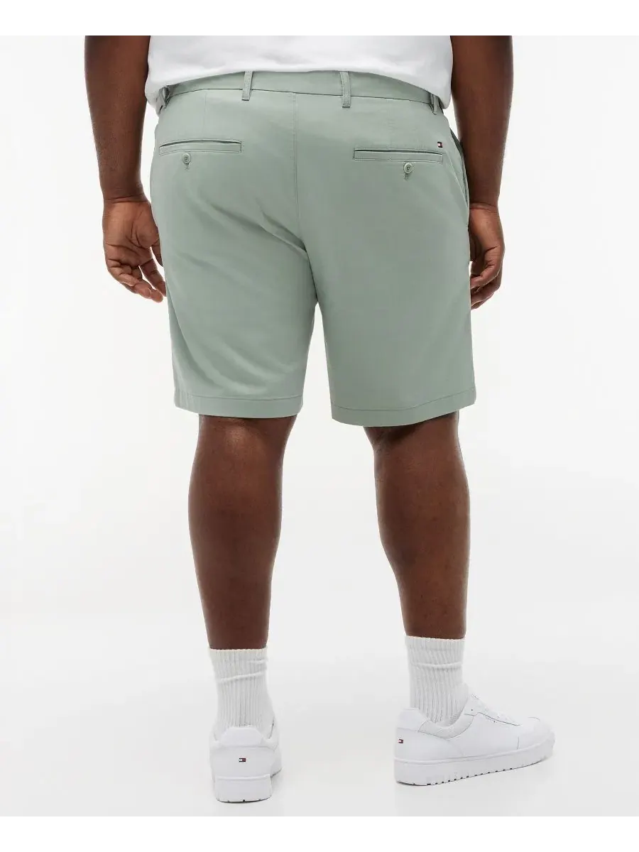 Мужские шорты Big Denton Essential Twill длиной 9,5 дюймов Tommy Hilfiger — изображение 4 из 4, серый