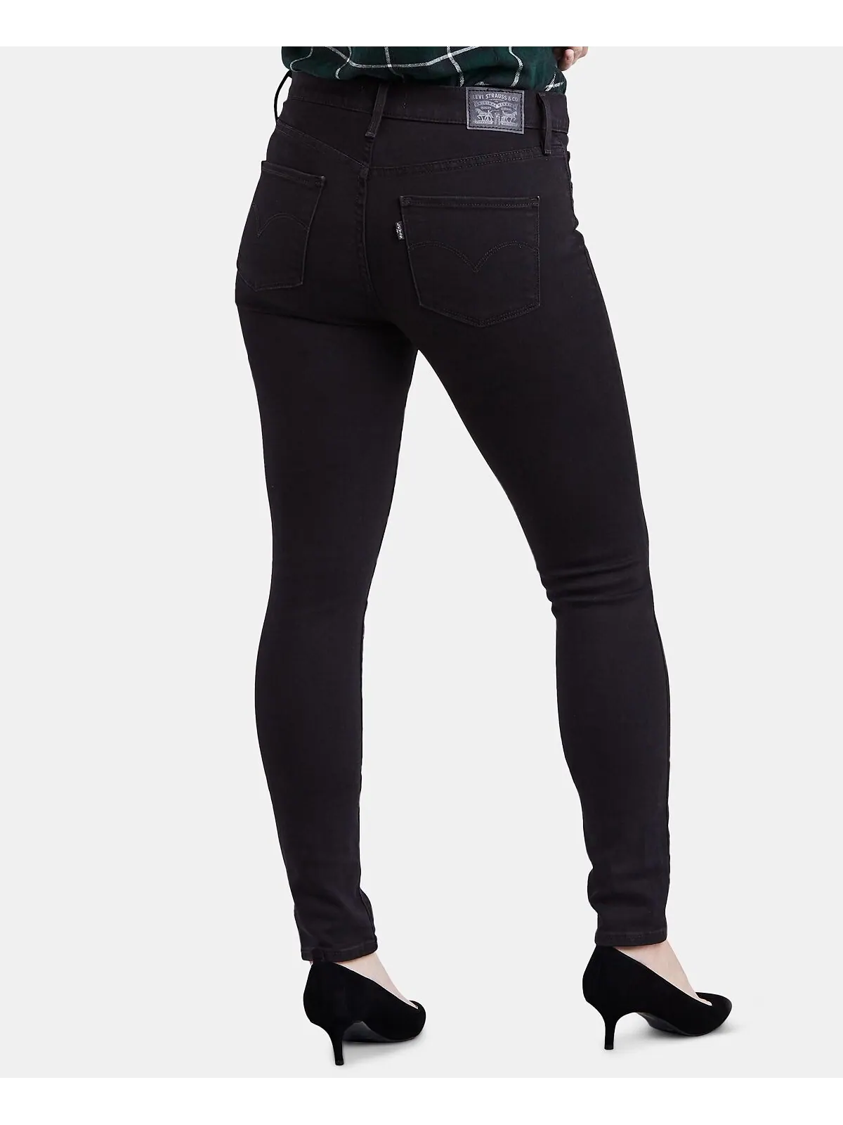 Женские удлиненные джинсы-скинни 311 shaper Levi's — изображение 2 из 6, черный