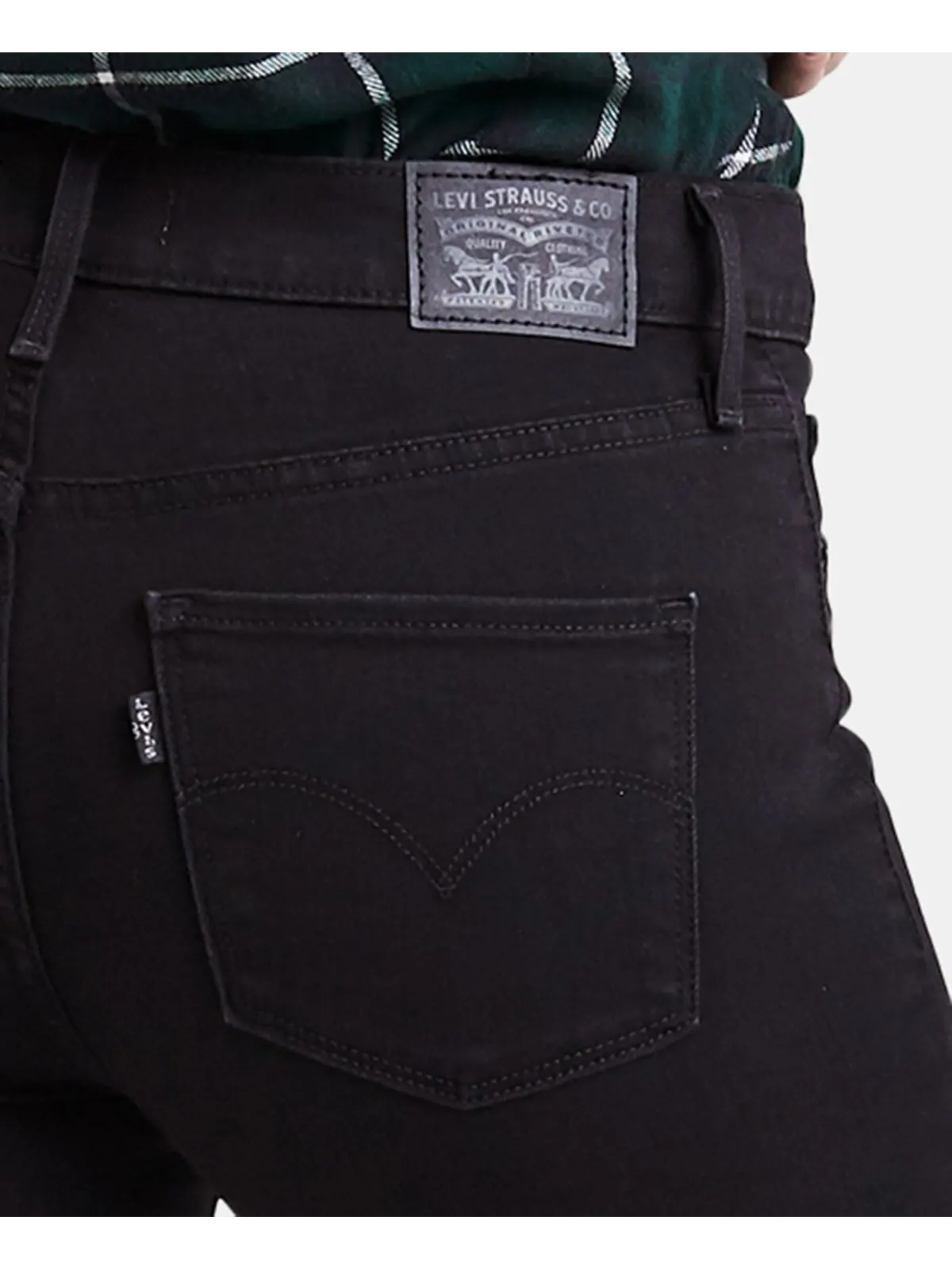 Женские удлиненные джинсы-скинни 311 shaper Levi's — изображение 5 из 6, черный