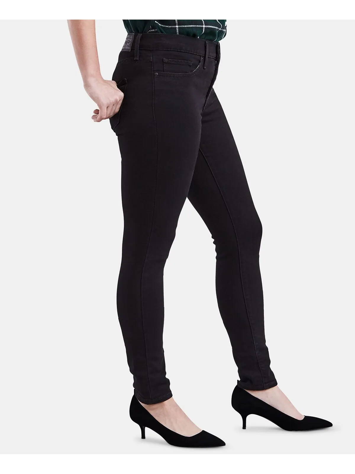 Женские удлиненные джинсы-скинни 311 shaper Levi's — изображение 6 из 6, черный
