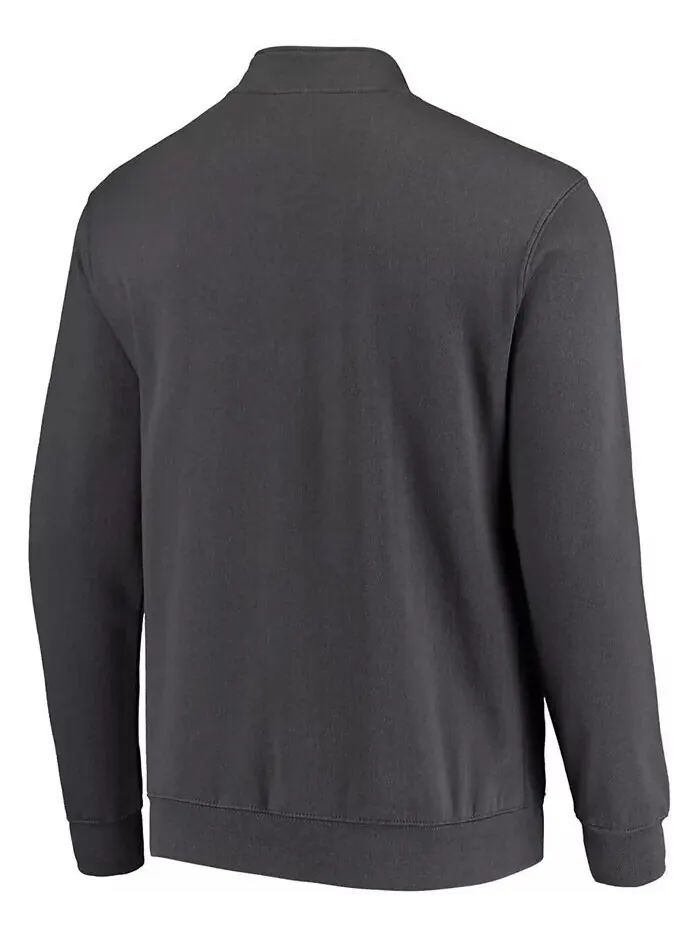 Мужская толстовка Nebraska Huskers Tortugas Logo Quarter-Zip Colosseum — изображение 3 из 7, темно-серый