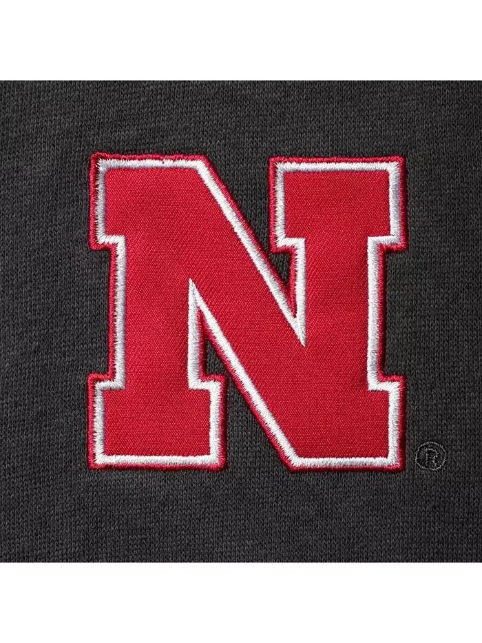 Мужская толстовка Nebraska Huskers Tortugas Logo Quarter-Zip Colosseum — изображение 4 из 7, темно-серый