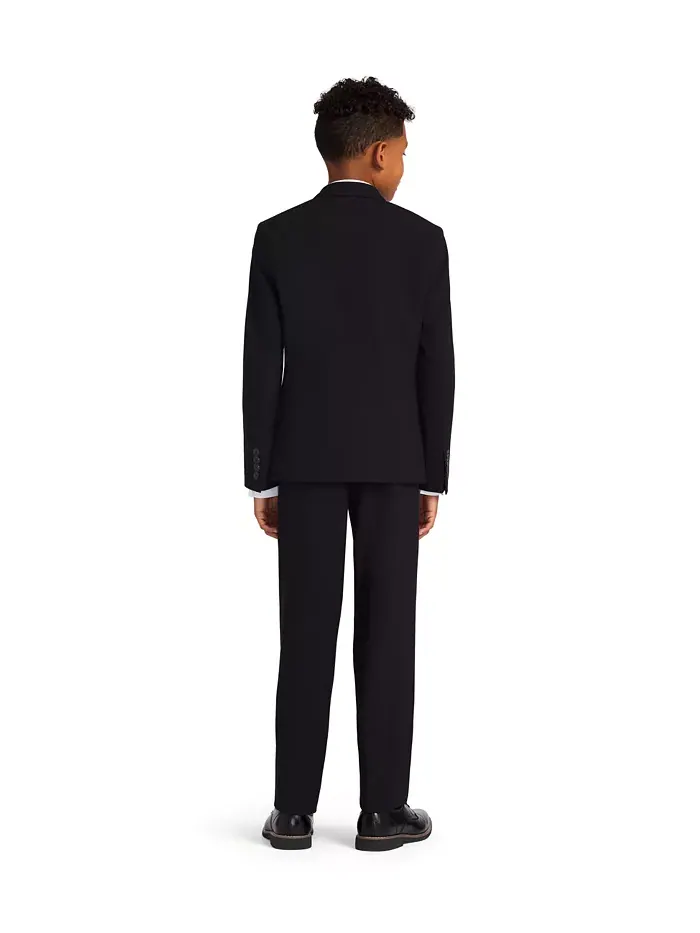 Куртка Slim Fit Stretch для костюма, большие размеры Calvin Klein — изображение 6 из 8, черный