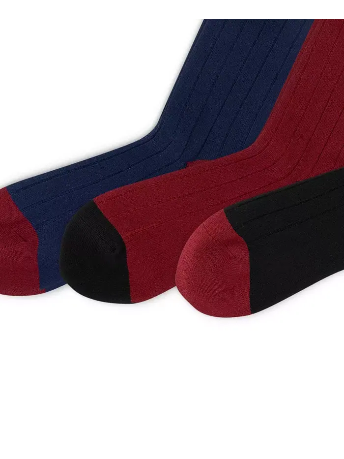 Мужские махровые носки-следки Soft Touch Rib, 3 пары Polo Ralph Lauren — изображение 2 из 3, розовый