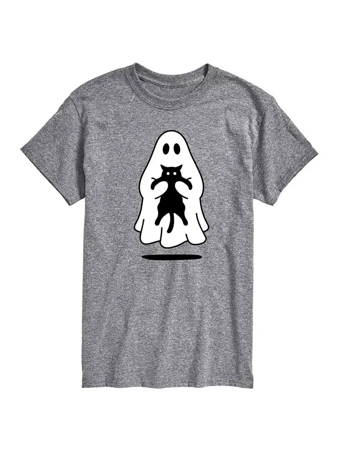 Мужская футболка с короткими рукавами Hybrid Apparel Ghost Cat AIRWAVES — изображение 1 из 3, серый