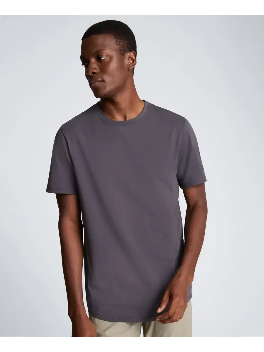 Мужская футболка с круглым вырезом и короткими рукавами Kenneth Cole — изображение 3 из 6, темно-серый