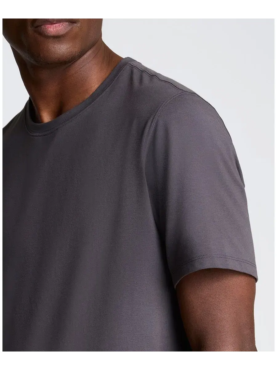 Мужская футболка с круглым вырезом и короткими рукавами Kenneth Cole — изображение 5 из 6, темно-серый