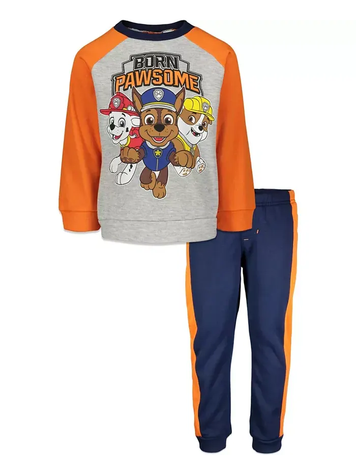 Комплект из флисовой толстовки и брюк для мальчиков Big Boys Paw Patrol — синий
