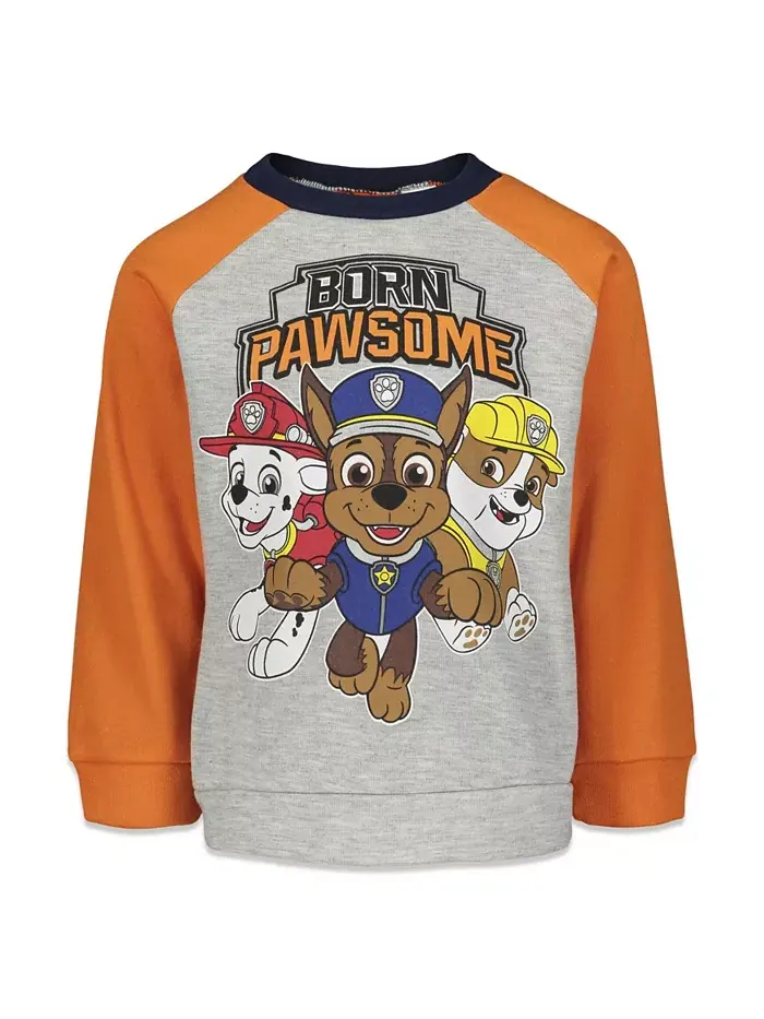 Комплект из флисовой толстовки и брюк для мальчиков Big Boys Paw Patrol — изображение 2 из 3, серый/темно-синий