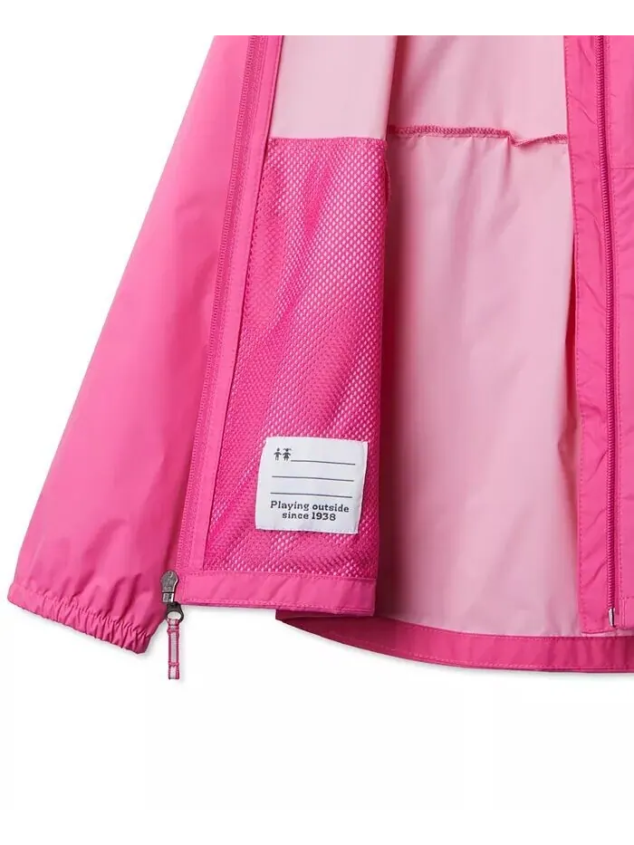 Водонепроницаемая куртка Big Girls Switchback II Columbia — изображение 3 из 3, фиолетовый