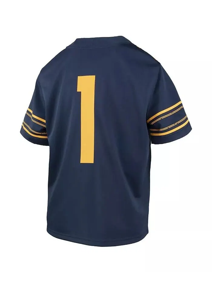 Реплика игрового джерси Big Boys # 1 Navy Cal Bears Untouchable Nike — изображение 2 из 3, темно-синий