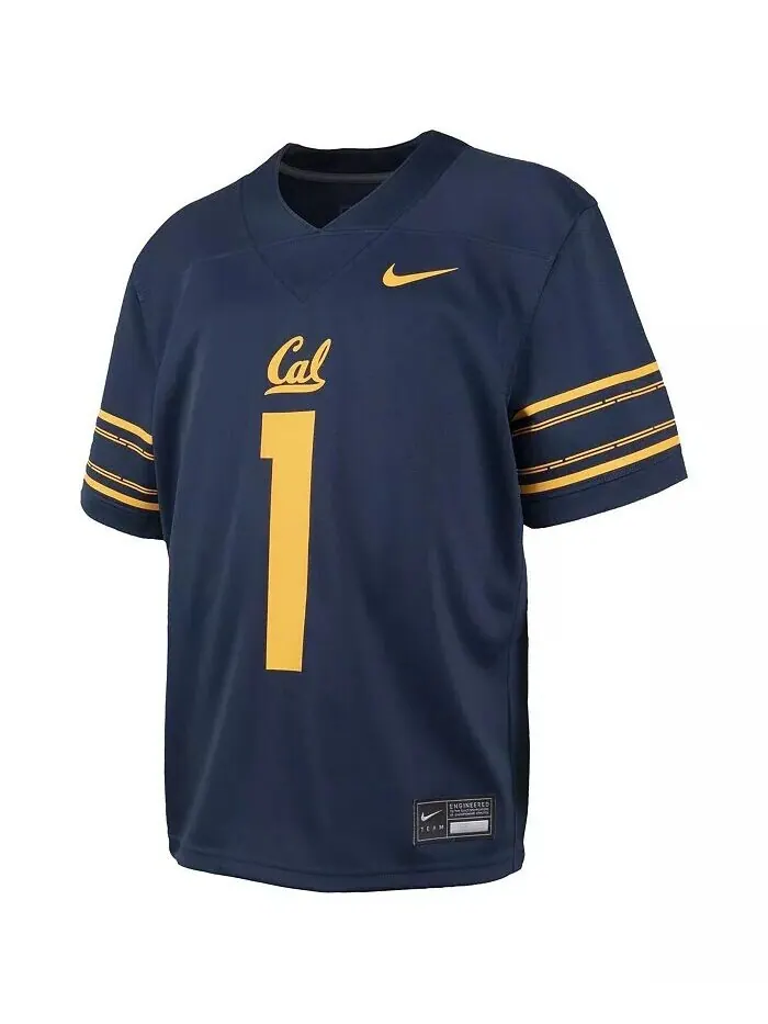 Реплика игрового джерси Big Boys # 1 Navy Cal Bears Untouchable Nike — изображение 3 из 3, темно-синий