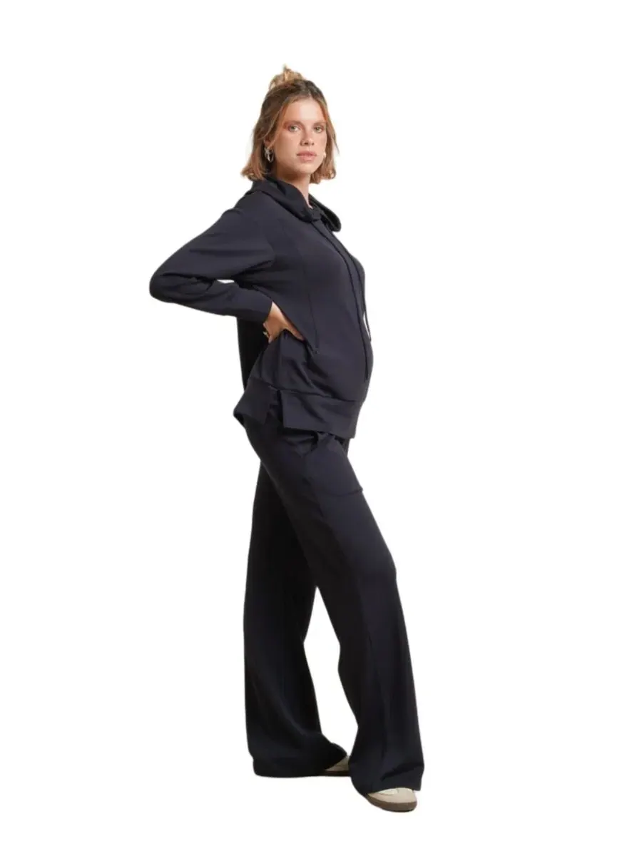 Брюки для беременных Naomi Lounge Pant NOM Maternity — изображение 2 из 5, синий