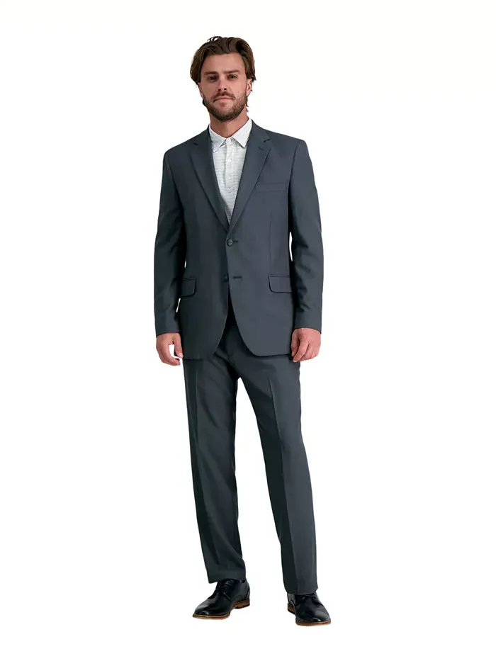 Мужское путешествие Performance куртка-пиджак Tailored Fit из костюмных раздельных элементов Haggar — изображение 3 из 5