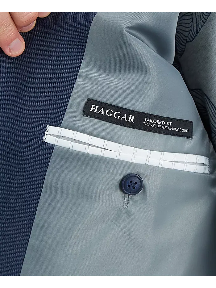 Мужское путешествие Performance куртка-пиджак Tailored Fit из костюмных раздельных элементов Haggar — изображение 5 из 6