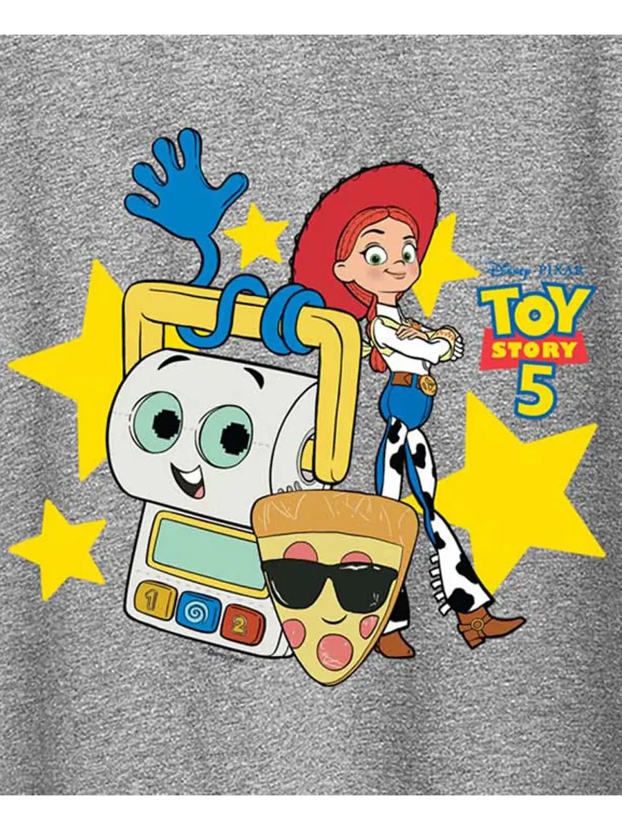 Футболка с принтом Toy Story 5 Hybrid Apparel — изображение 3 из 3, серый