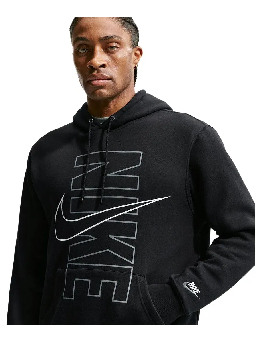 Худи Nike Sportswear Club с логотипом — изображение 3 из 6, черный