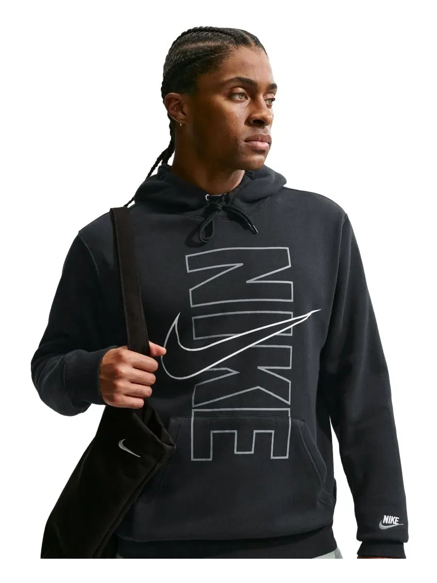 Худи Nike Sportswear Club с логотипом — изображение 4 из 6, черный
