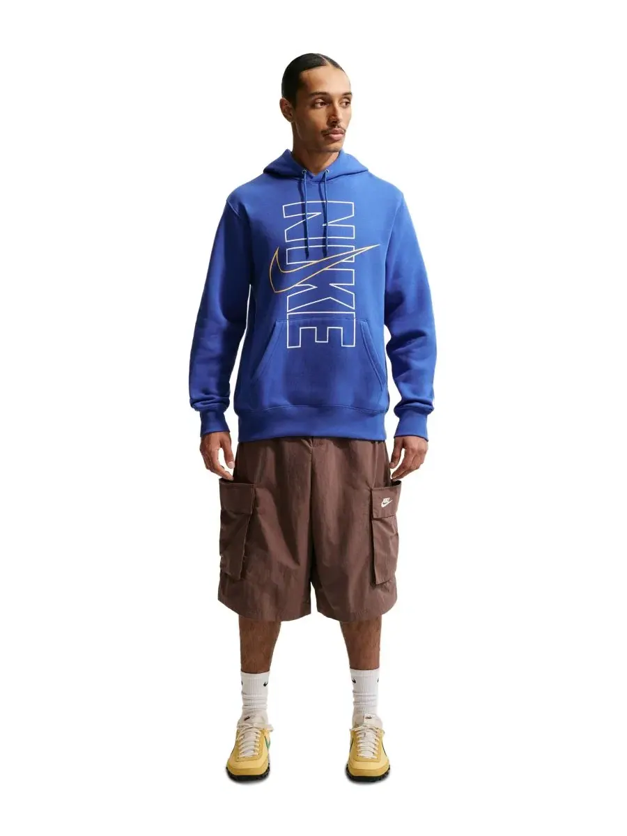 Худи Nike Sportswear Club с флисовой подкладкой, с длинным рукавом — изображение 2 из 6, гейм роял