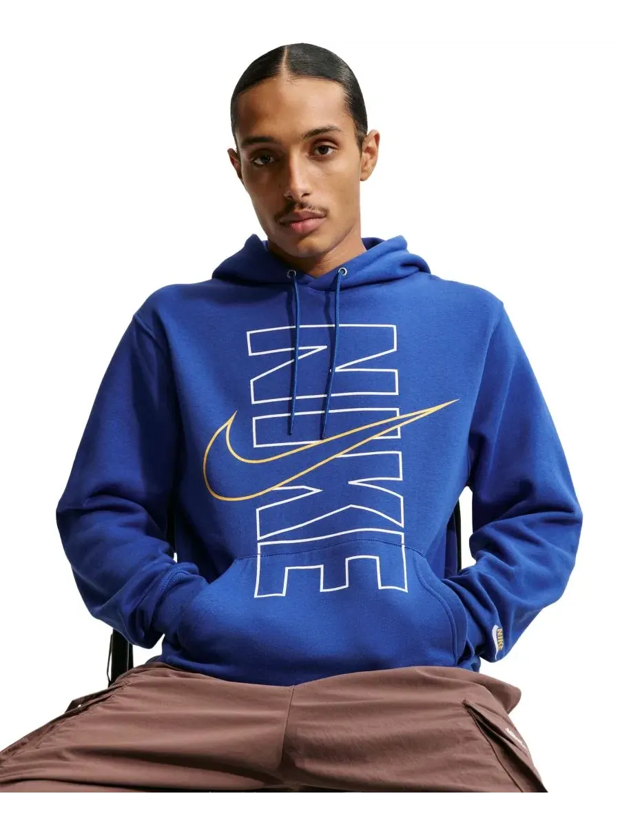 Худи Nike Sportswear Club с флисовой подкладкой, с длинным рукавом — изображение 5 из 6, гейм роял