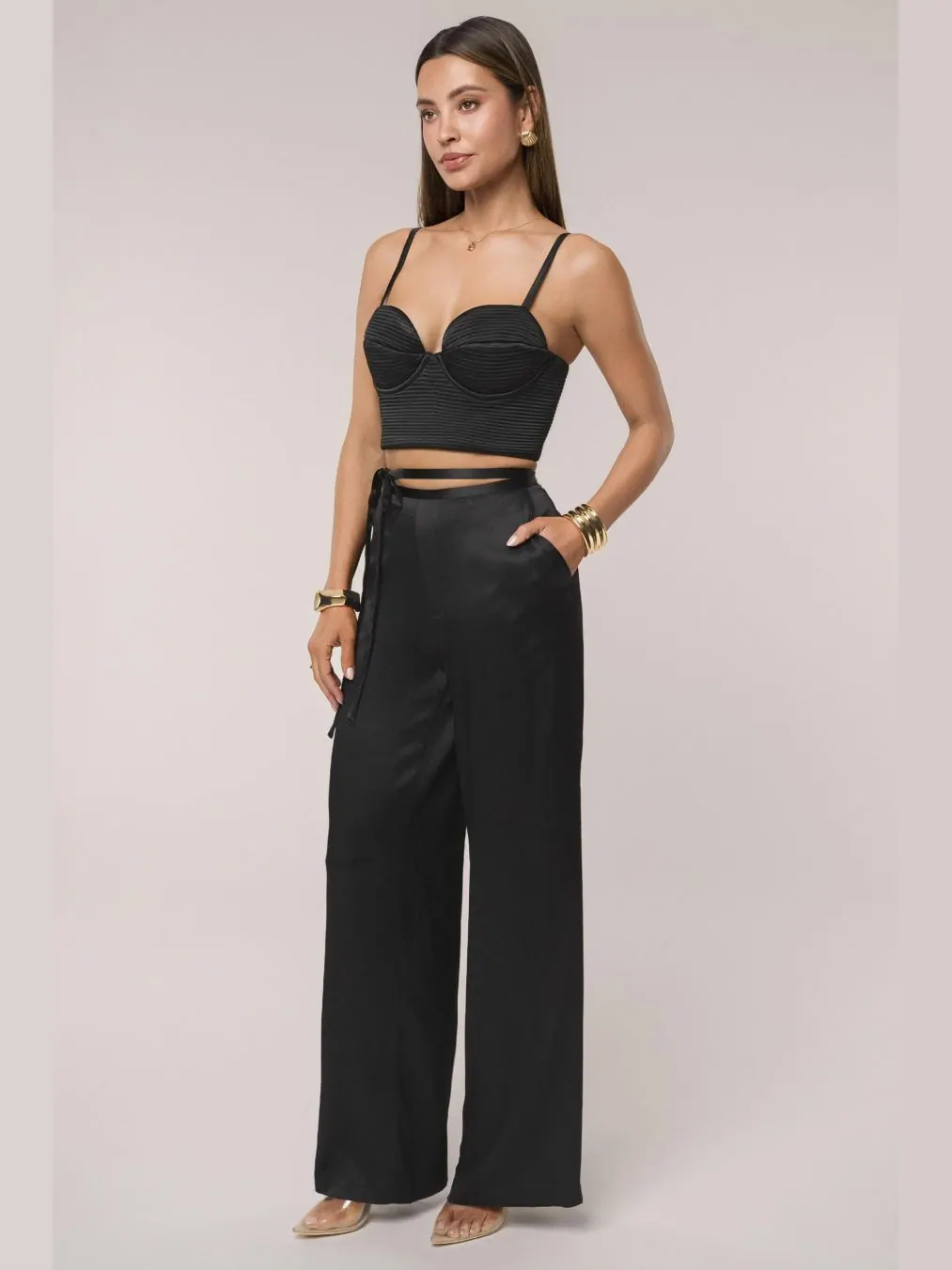 Женский текстурированный бюстгальтер Thalia JLUXLABEL — изображение 5 из 8, черный
