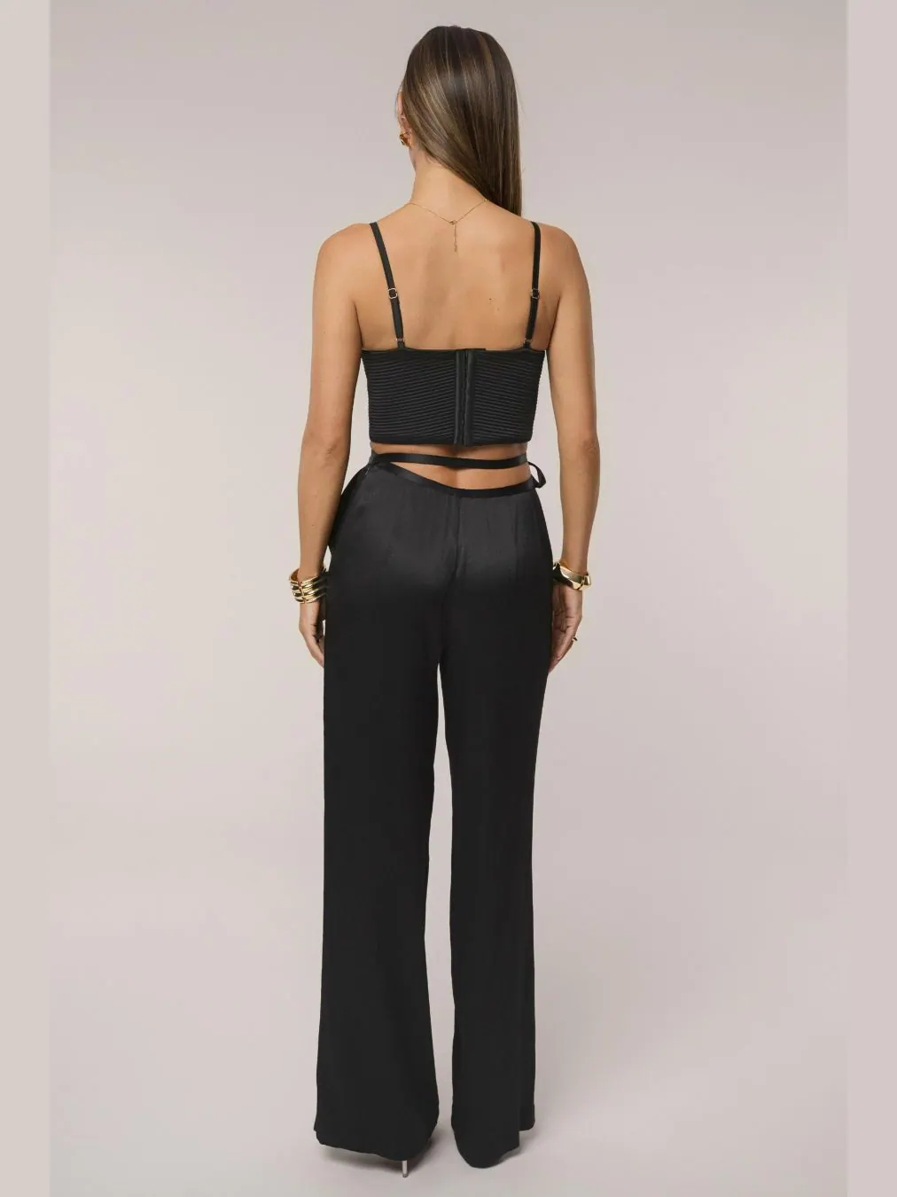 Женский текстурированный бюстгальтер Thalia JLUXLABEL — изображение 7 из 8, черный