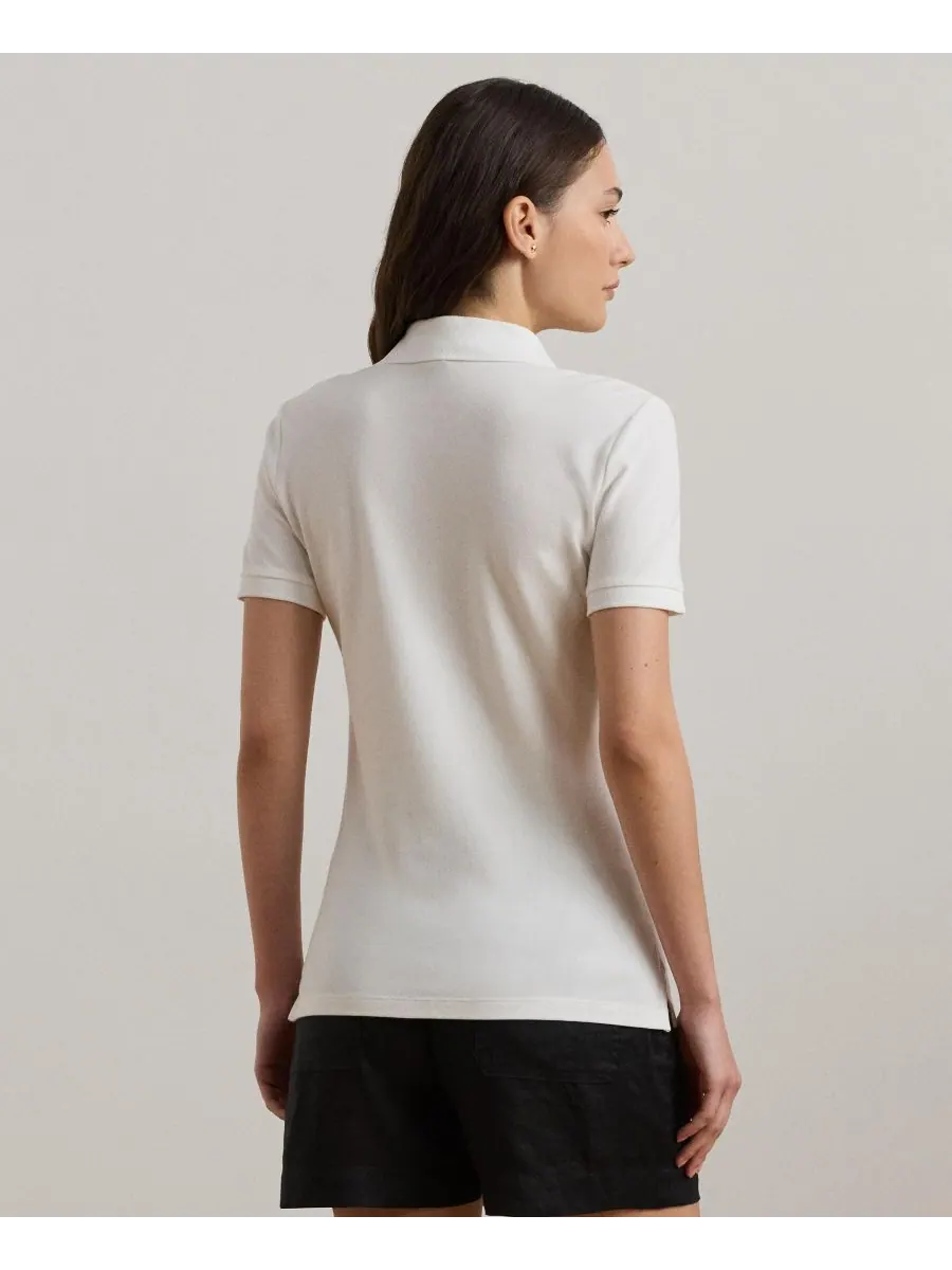 Рубашка-поло из пике, размеры PXS-XXL Lauren Ralph Lauren — изображение 2 из 5, белый