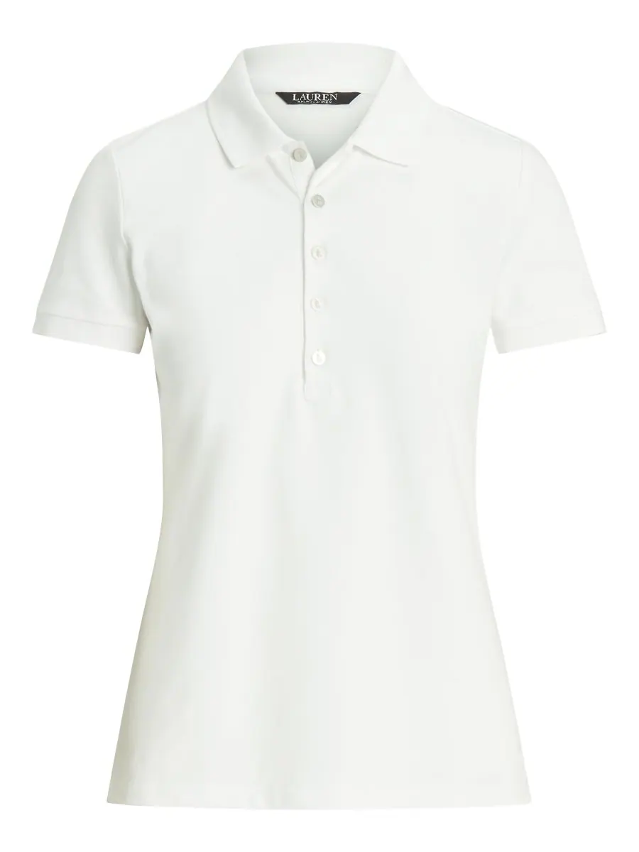 Рубашка-поло из пике, размеры PXS-XXL Lauren Ralph Lauren — изображение 5 из 5, белый