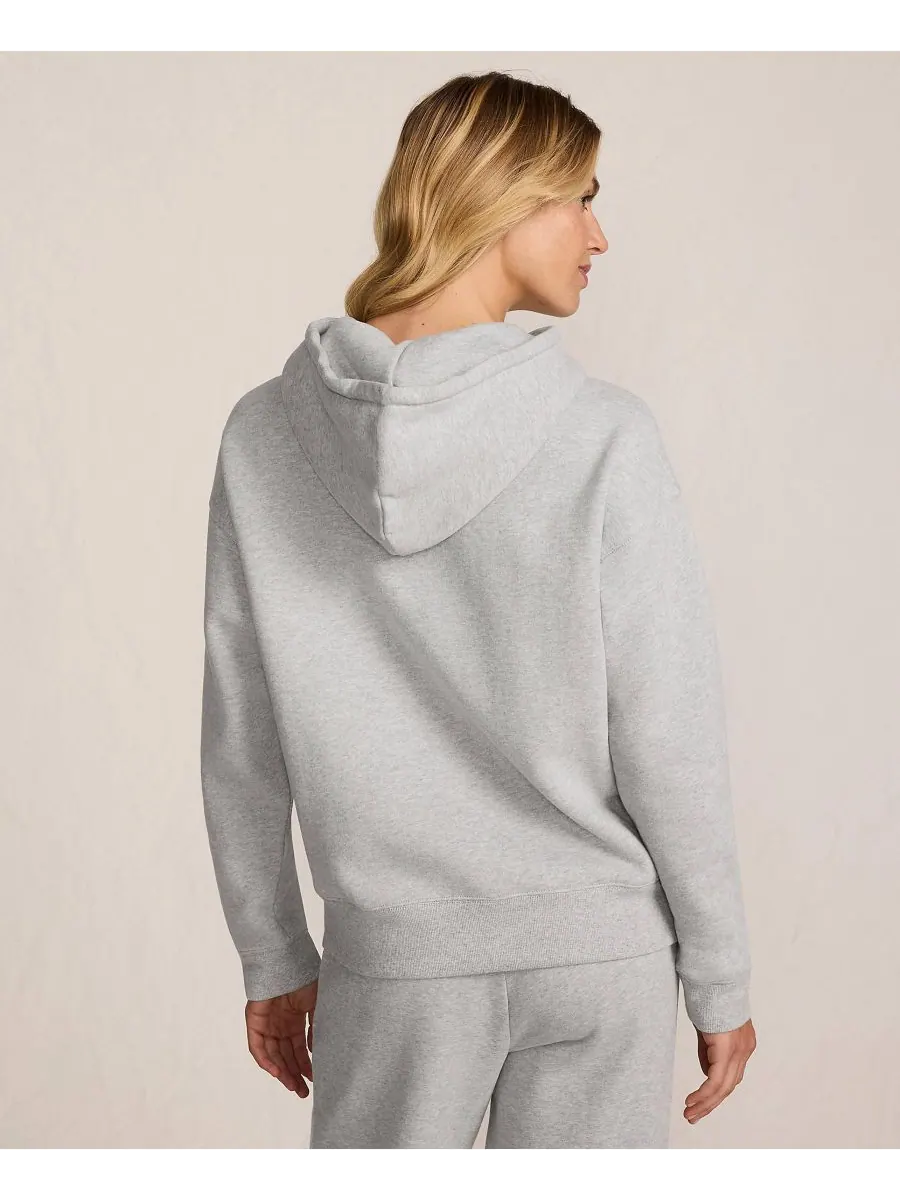 Женская толстовка с капюшоном Serious Sweats Lands' End — изображение 2 из 4, серый