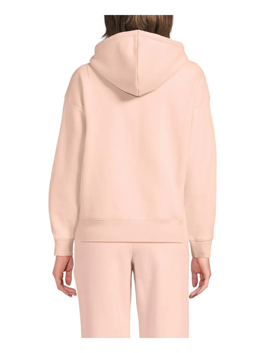 Женская толстовка с капюшоном Serious Sweats Lands' End — изображение 2 из 3, розовый
