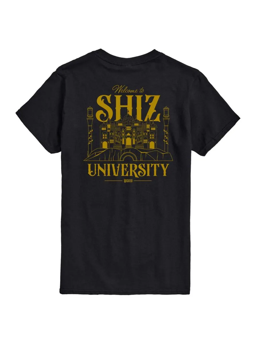 Мужская футболка с коротким рукавом и графическим принтом "Wicked Part 2 Shiz University" AIRWAVES — изображение 2 из 3
