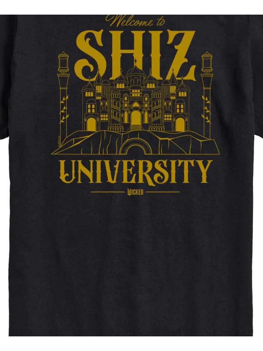 Мужская футболка с коротким рукавом и графическим принтом "Wicked Part 2 Shiz University" AIRWAVES — изображение 3 из 3