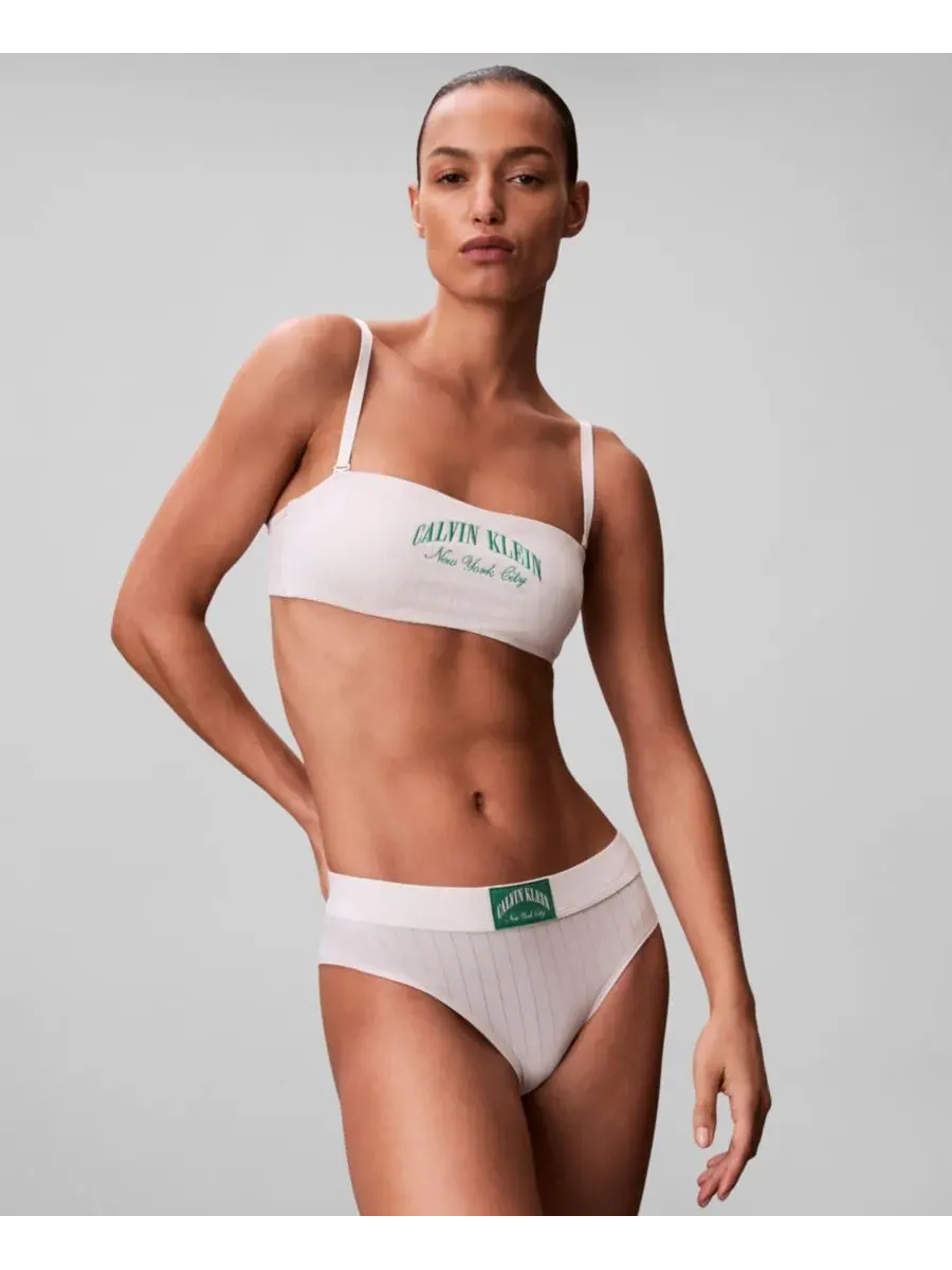 Спортивные трусики-бикини Heritage Calvin Klein — изображение 3 из 8, тофу