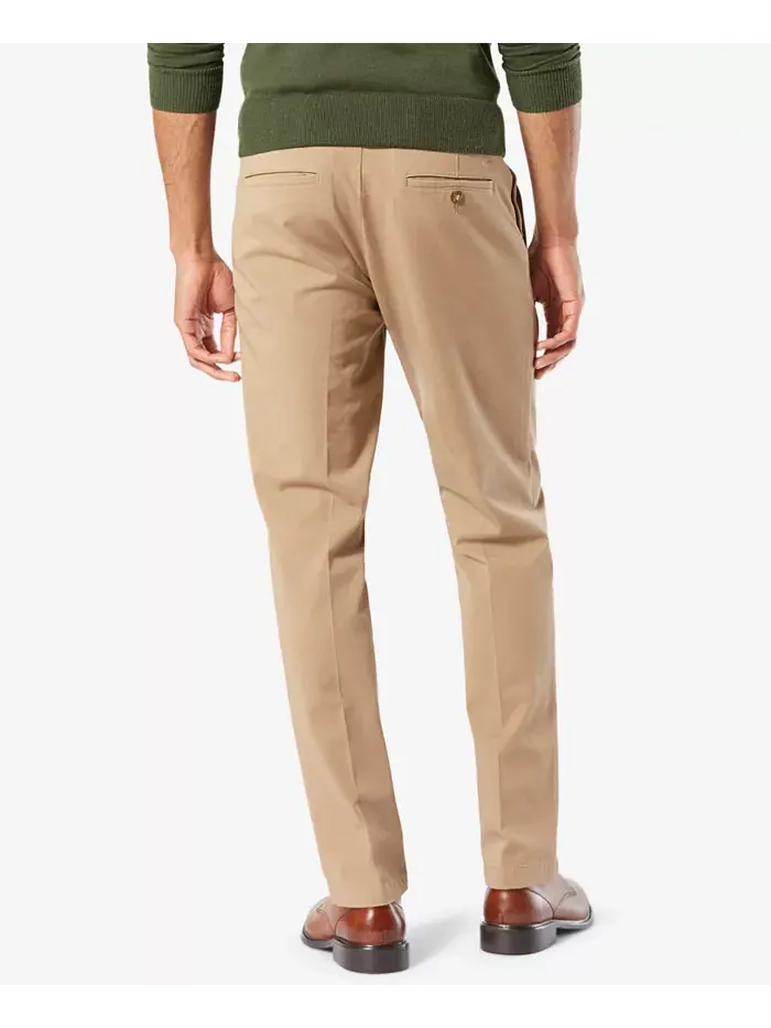 Мужские рабочие брюки Workday Smart 360 Flex Slim Fit с эластичной тканью, цвет хаки Dockers — изображение 2 из 9