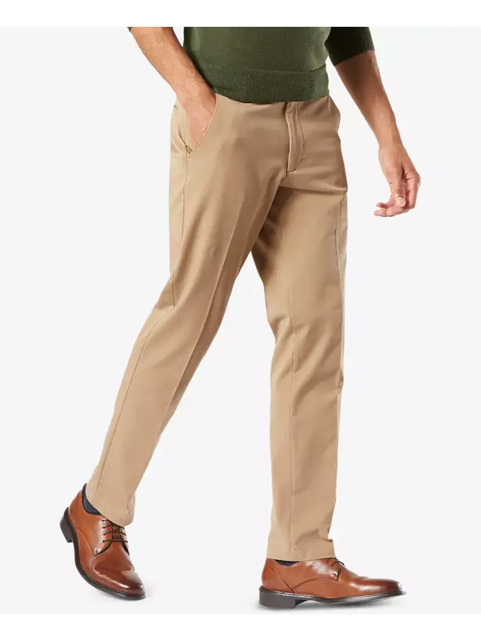 Мужские рабочие брюки Workday Smart 360 Flex Slim Fit с эластичной тканью, цвет хаки Dockers — изображение 6 из 9