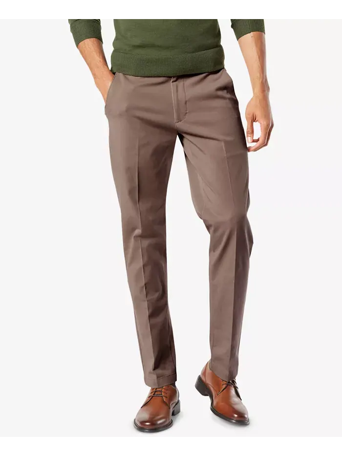 Мужские рабочие брюки Workday Smart 360 Flex Slim Fit с эластичной тканью, цвет хаки Dockers