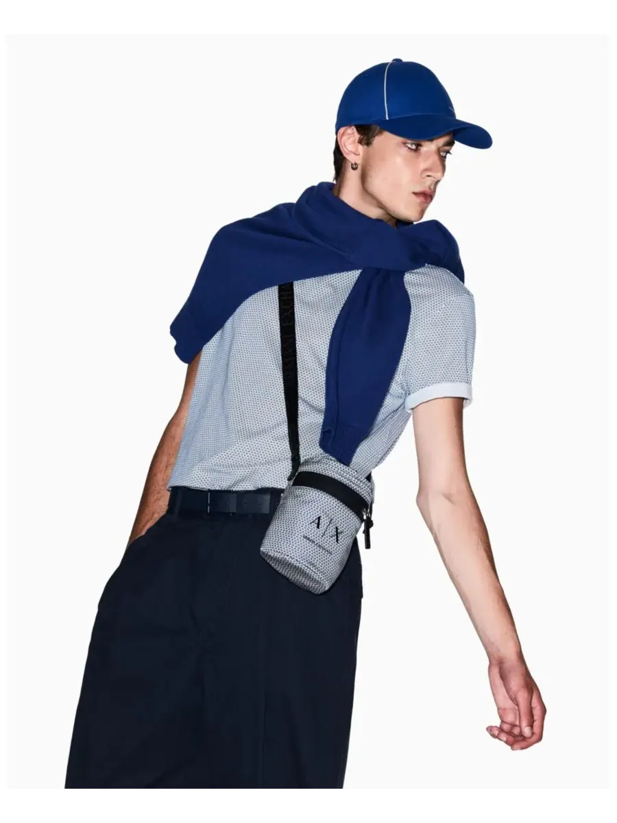 Мужская футболка с коротким рукавом и принтом логотипа по всей поверхности A|X Armani Exchange — изображение 4 из 4